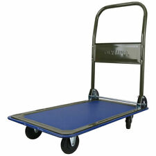 Carlisle JC1945L23 Polyethylene Long Platform Janitorial Cart 300 Lbs 49 X 19 for sale online 