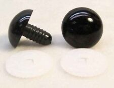 crafts Sassy Bears 30mm BLACK Bear Safety Noses for bears 5 noses dolls 