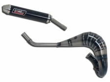 33648HF GIANNELLI SCARICO COMPLETO RACE STREET 2T CARBONIO YAMAHA TZR 50 2010 10 2011 11 33644HF