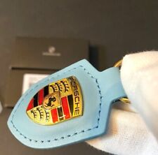 PorscheÂ® Crest Leather Key Fob Pouch – Sierra Madre Collection