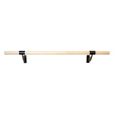 Vita Vibe Prodigy Series: Traditional Wood Double Bar Freestanding Ballet Barre USA Made 4 FT - 8 FT Multiple Color Choices 