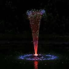 100ft Cord 1.2 HP CasCade 5000 Floating Pond Fountain Aerator Light  & Timer!! 