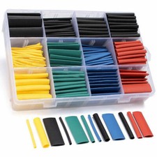 328PCS Cable Shrink Tubing Tube Wire Wrap Tube sortimentskit NEW 1 2 S0Q0