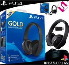 écouteurs Sony Ps4 Gold Sans Fil Casque Audio Microphone 71 Virtuel