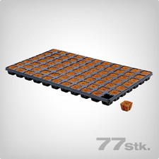 90 Grodan Anzuchtblöcke 4 x 4 cm Steinwollstartblöcke Kulturblöcke Miniblock