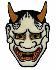 LARGE SKULL FANGS Patch iron-on embroidered skeleton devil poison symbol biker vampire applique