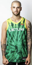 Nike+Lithuania+2020+Olympic+Basketball+Jersey+Green+Men%27s+MEDIUM+CQ0088-341  for sale online