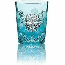 WATERFORD NIB 2 SNOWFLAKE WISHES 2011 JOY RUBY DOF GLASSES DOUBLE OLD FASHION 
