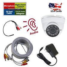 Microphone Kit for Swann Surveillance Security System 100ft length 