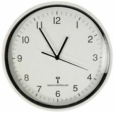 34cm Diameter Silver Wall Clock NEDIS Large Wall Clock for Kitchen 