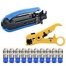 Coax Cable Crimping Tool Hex F56 F59 Connector Radio Shack 278242 A3-12 for sale online 