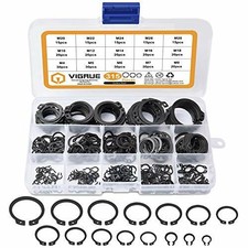 300pc E Clip Eclip Retaining Ring Assortment Radial External Shop Garage W/ Case for sale online 
