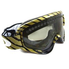 DIRTY DOG Ski Goggles SCAPEGOAT M/L Fit Carbon Fibre Silver Mirror Lens 54164 