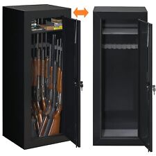 Stack-On Sentinel 18 Gun Fully Convertible Steel Security Cabinet Black for sale online 