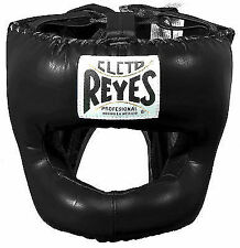 Cleto Reyes Closed Face Boxing Head Guard Adult Black Sparring Training HeadGear 