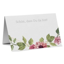 10 Stk Tischdekoration Tischschild 7x10 cm Namensschild VIP-Pass am Band 