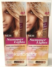 L Oréal Paris Gel Hair Color Products Ebay 2x L Oreal Summer Lights 02 Dark Blonde To Light Hair Lightening Gelee