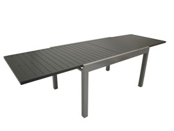 XL Gartentisch /"Eflor weiß/" wetterfest Tisch 240 x 90 cm ausziehbar Ausziehtisch