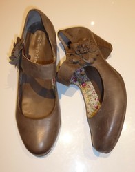 spangenpumps taupe