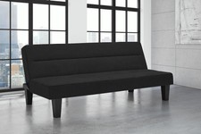 Portland Wood Metal Futon Frame and Futon Mattress Set Choos Finish /& Mat Color!