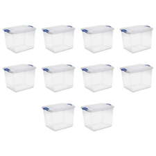 Really Useful Box 8.1L Plastic Storage Container with Clip Lock Handle (5 Pack)
