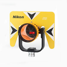 NEW YELLOW NIKON SINGLE PRISM FOR NIKON TOTAL STATIONS OFFSET:-30mm/0mm
