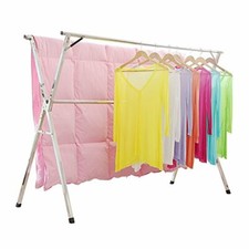 exilot Heavy Duty Stainless Steel Laundry Drying Rack for Indoor Outdoor,Foldabl 