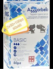 50 pz 60 l & Basics Tappetini igienici assorbenti per Animali Domestici Vitakraft 25036 Chips per roditori Misura Standard 