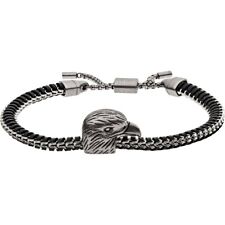 emporio armani men's stainless steel chain link bracelet