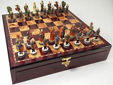 Customisable Colours Pieces Only Robin Hood V Sheriff of Nottingham Chess Set 