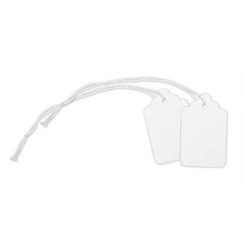 100 AVERY DENNISON MANILLA BLANK SHIPPING TAGS #7 TRADE SIZE 5 3/4" BY 2 7/8" 