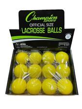 Champion Sports Official Lacrosse Blue Balls-pack of 12 for sale online 