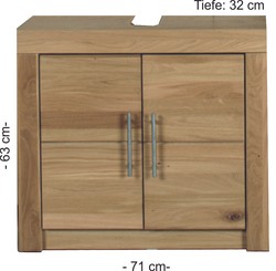 Waschbeckenunterschrank massiv - Produktdaten und Eigenschaften bei yopi.de