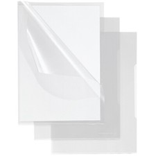 DURABLE Klemmschienenhülle DIN A4 PP 120 my transparent 50 Hüllen