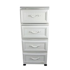 Kunststoff Kommode Grau Rattan Optik Schlafzimmerkommode Schrank Gunstig Kaufen Ebay