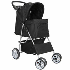 All Terrain Extra Wide 3 Wheels Pet Dog Cat Stroller w/RainCover 