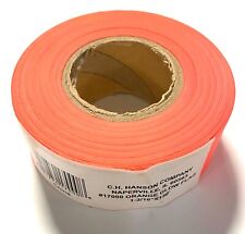 1-3/16 in Neon Orange Presco PresGlo Taffeta Roll Flagging Tape x 50 yds. 