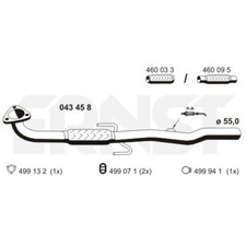 2.0 85kW AWT AZM 3B0253301H 02-08 ZWISCHENROHR SKODA SUPERB 1.8 T 110kW