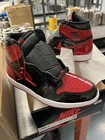 Nike Air Jordan 1 Retro High Patent Bred Red Black 555088-063 Men's 