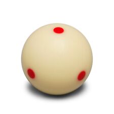 2-1/4'', 6 oz Loto AAA-Grade PRO Cup Standard Pool-Billiard Cue Ball with 6 Dots 