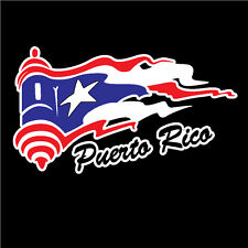 PUERTO RICO CAR DECAL STICKER  TRANSFORMER with  FLAG #215