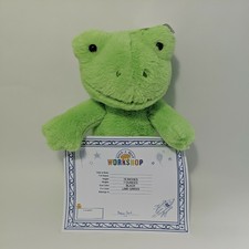 frog teddy build a bear
