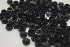 10 LEGO 1x1 Dot Black Round Plates Parts C435 for sale online