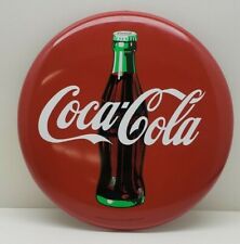 Vintage Coca-Cola Stop for Coke Soda Promo Plastic Car Sign New NOS 1990s 