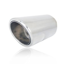 CARTUNER Edelstahl Auspuffblende Auspuff Blende Endrohr 80mm rund Tuning Sportauspuff