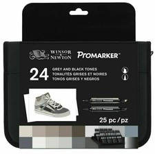 ASTUCCIOOFFICIAL BRUSHMARKER winsor/&newton 24 pennarelli STUDENT DESIGNER