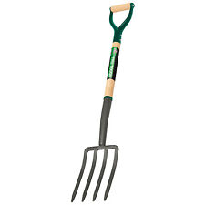Radius Garden 25302 Pro-lite Carbon Steel Digging Fork Green for sale online 