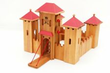 Playtive® Kinder Echtholz Spielzeug Fördern Ritter Burg Holz Lernspiel 