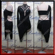 LATINO DANCE DRESS COMPETITION WITH HIGH QUALITY STONE M366