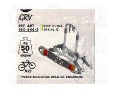AHK 11563 Eufab Soporte para Bicicleta Transportín Trasero Crow 2 Rígido
